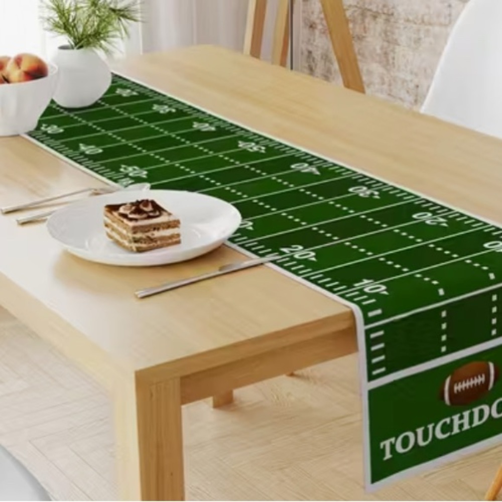 NEW! 🏈 Fall Football Field Table Runner - Picture 6 of 6